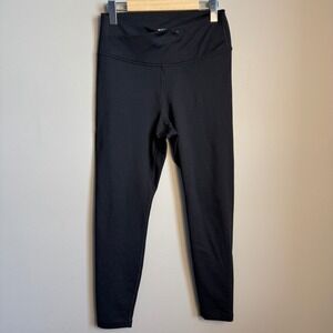 Old Navy CloudComfy Extra High Rise Leggings Black Crossover Waist Womens Medium